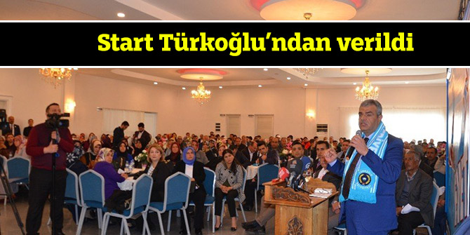 Başbakan Yardımcısı Kaynak startı Türkoğlu’ndan verdi