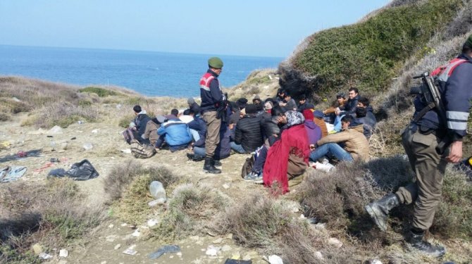 Çanakkale’de 146 kaçak göçmen yakalandı