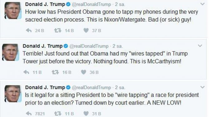 Trump, Obama’ya “hasta adam” dedi