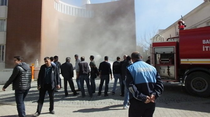 Belediye arşivinde yangın