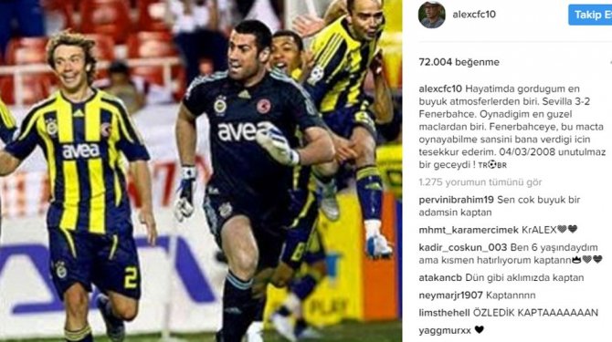 Alex’ten duygusal paylaşım