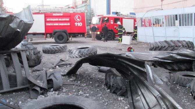 Sanayi Sitesinde patlama meydana geldi