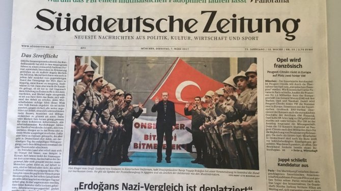 Alman medyası da raydan çıktı
