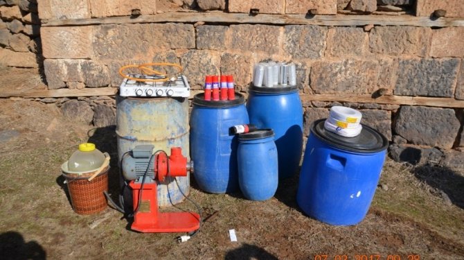 PKK’ya ait mühimmat ve yaşam malzemesi ele geçirildi