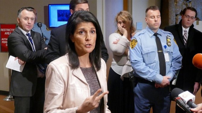 ABD'den Filistin'e 'Çözümü BM'de aramayın' çağrısı