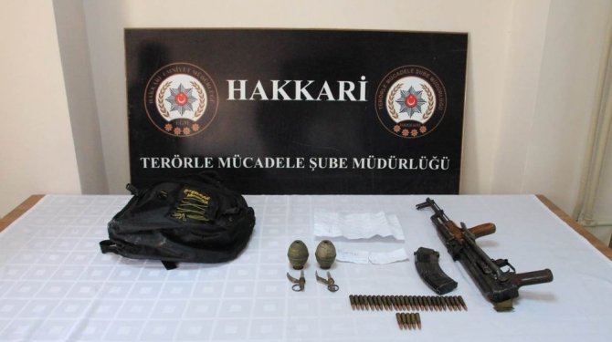 Eylem hazırlığındaki terörist  silah ve mühimmatla birlikte yakalandı