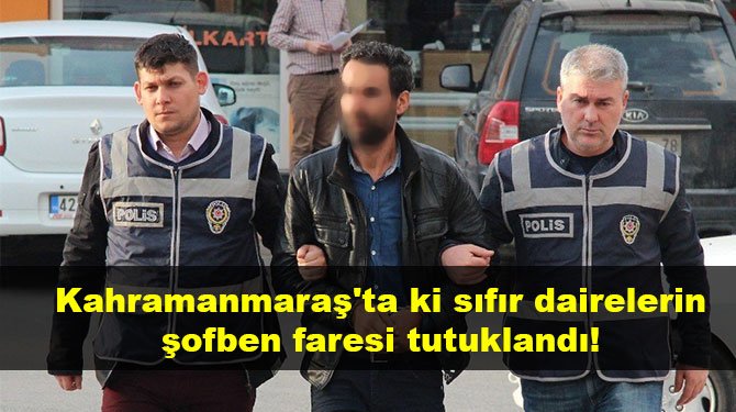 Kahramanmaraş'ta ki sıfır dairelerin şofben faresi tutuklandı