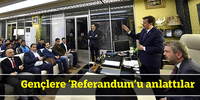 Gençlere ‘Referandum’u anlattılar