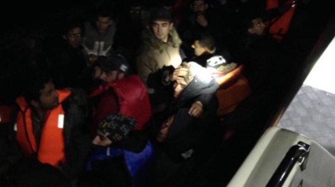 48 kaçak göçmen yakalandı