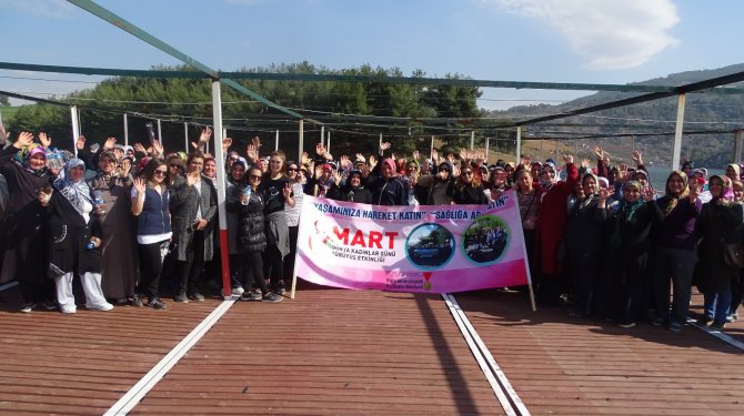 Kadınlar sağlığa adım attı