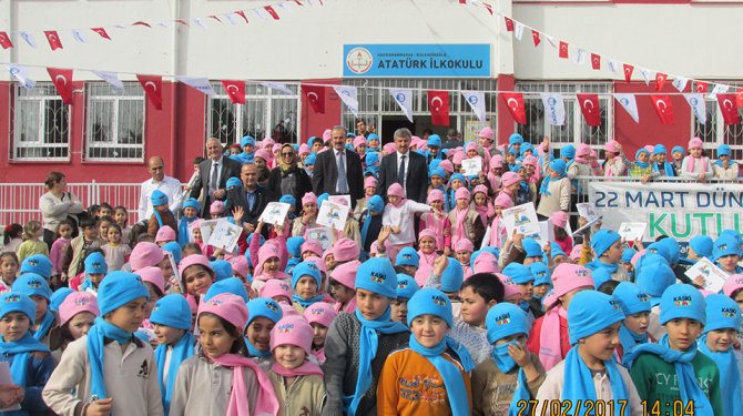 Öğrencilere su tasarrufu eğitimi veriliyor