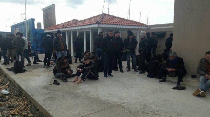 Lüks yatla kaçırmaya çalışan 86 sığınmacı yakalandı