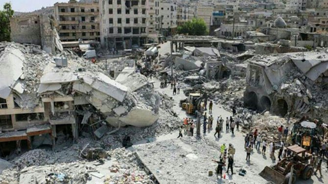 Böyle bir yıkım 2. dünya savaşından beri görülmedi!