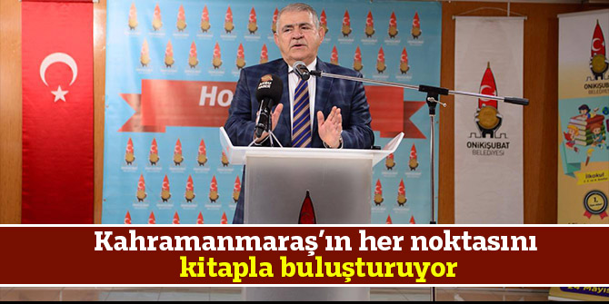 Onikişubat, Kahramanmaraş’ın her noktasını kitapla buluşturuyor