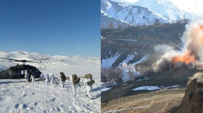 2 terörist öldürülerek etkisiz hale getirildi