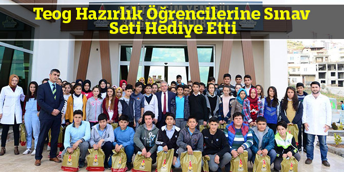 Teog Hazırlık Öğrencilerine Sınav Seti Hediye Etti