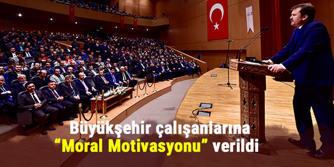 Belediye çalışanlarına moral motivasyon verildi