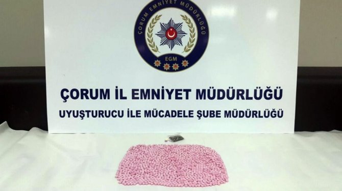 336 adet uyuşturucu hap ele geçirildi