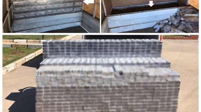 54 bin TL’lik kaçak sigara ele geçirildi