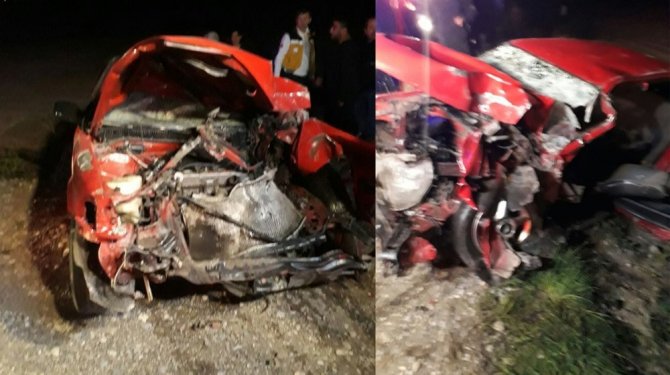 Felaket! tankere arkadan çarptı: 2 ölü, 4 yaralı