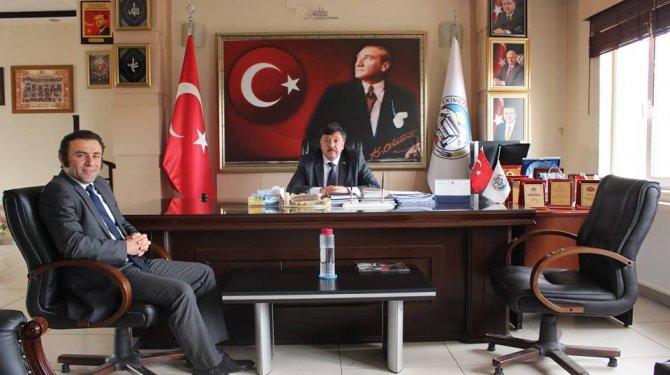 Kaymakam Caner’den Başkan Çeleğen’e Ziyaret