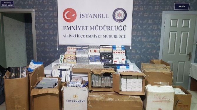 32 bin 680 paket kaçak sigara ele geçirildi !