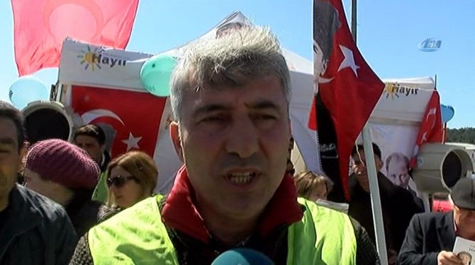Erdoğan’ın ziyaret ettiği ’hayır’ çadırındaki görevliden açıklama
