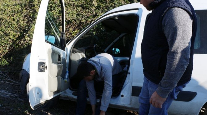 Ne kullandıysa kaza yaptığının farkında bile değil!