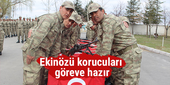 Ekinözü korucuları görev hazır