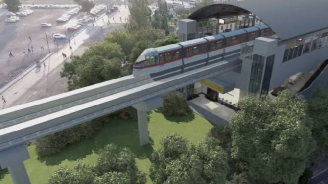 Türkiye'de ilk kez İstanbul'a yapılacak olan "havaray'ın ihalesi tamamlandı