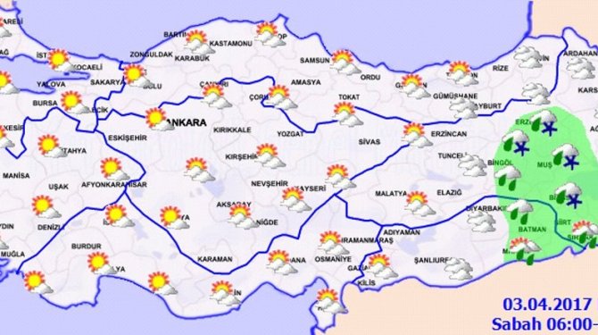 Bugün hava nasıl olacak?