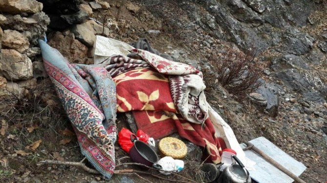 PKK/KCK'ya ait sığınaklar ele geçirildi