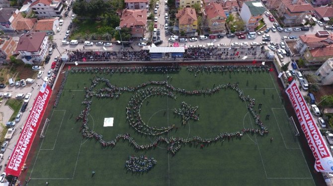 Bisikletlerle Türkiye haritası yaptılar