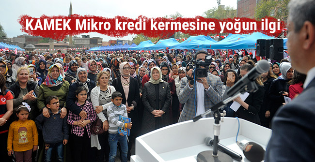 KAMEK Mikro kredi kermesine yoğun ilgi