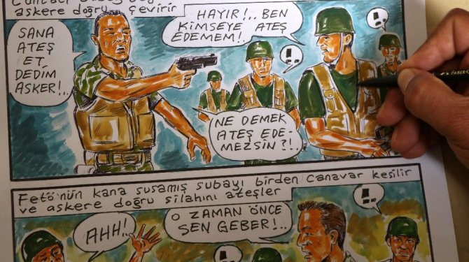 "15 Temmuz Darbe Girişimi" çizgi roman oluyor