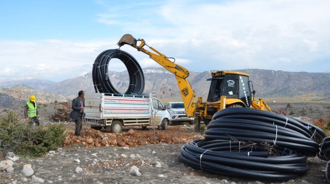 KASKİ, NURHAK’TA İÇME SUYU SORUNUNU BİTİRİYOR