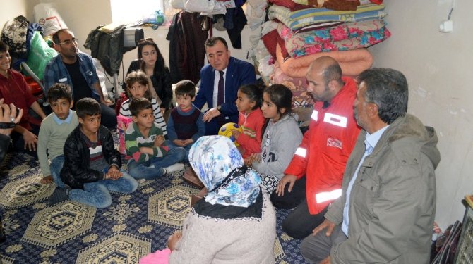 TERÖR MAĞDURLARINA HEM MADDİ HEM MANEVİ DESTEK VERİDİ