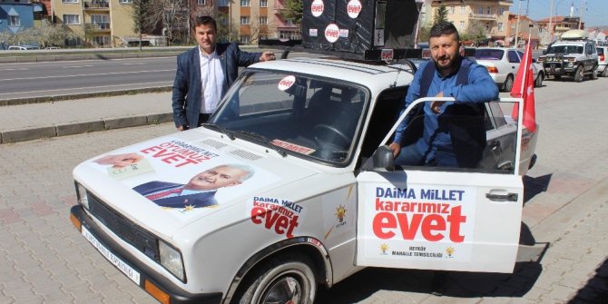 TARİHİ REFERANDUMA SAYILI GÜNLER KALA YURTTAN ’EVET’ MANZARALARI