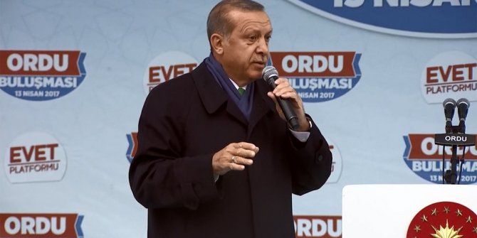 CUMHURBAŞKANI ERDOĞAN’DAN ÇİFTE UYARI