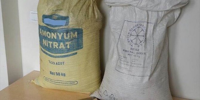 ÜLKEYİ KANA BULAYACAKLARDI! 1 TON AMONYUM NİTRAT ELE GEÇİRİLDİ