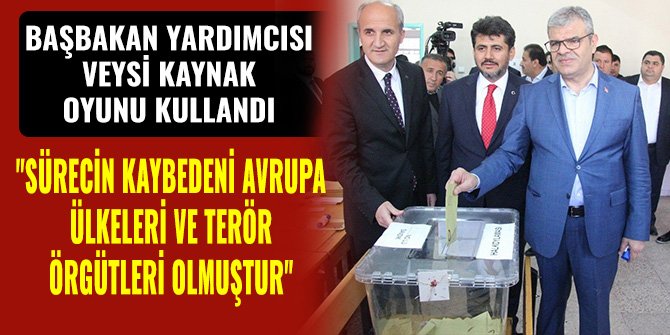 KAYNAK: ''SÜRECİN KAYBEDENİ AVRUPA ÜLKELERİ VE TERÖR ÖRGÜTLERİ OLMUŞTUR''