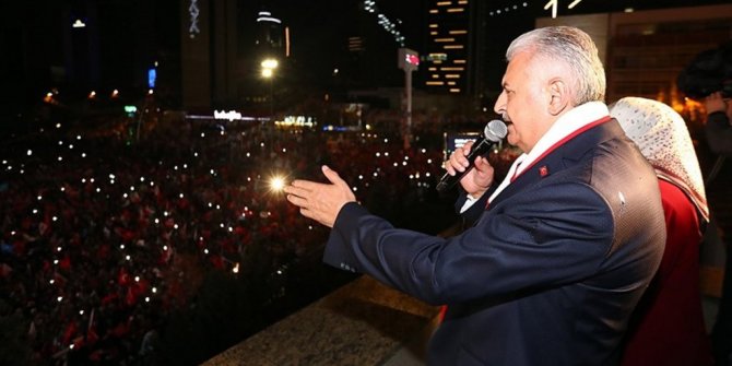 BAŞBAKAN YILDIRIM: TÜRKİYE'NİN, MİLLETİN DEDİĞİ OLDU