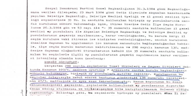 YSK MÜHÜRSÜZ OY PUSULASI TARTIŞMALARINA SON NOKTAYI KOYDU