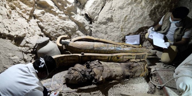 FİRAVUN DÖNEMİNE AİT 6 MUMYA BULUNDU