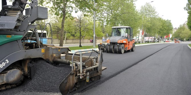 ADNAN MENDERES BULVARI ASFALTLANIYOR
