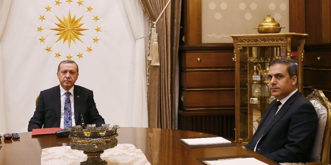 CUMHURBAŞKANI ERDOĞAN, MİT MÜSTEŞARINI KABUL ETTİ