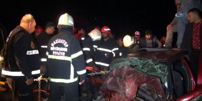 GAZİANTEP’TE KATLİAM GİBİ KAZA: 5 ÖLÜ, 5 YARALI