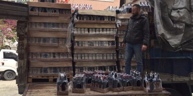 SAHTE İÇKİ ÜRETEN DEPOLARA OPERASYON: 6 GÖZALTI
