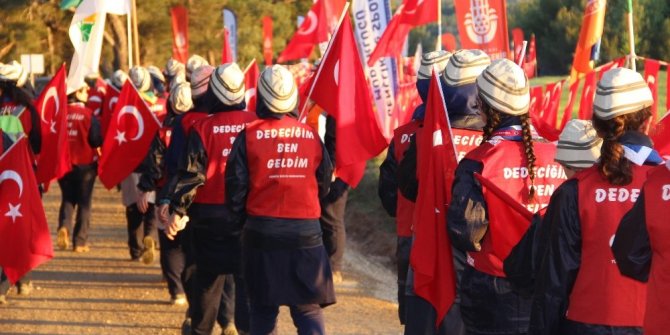 5 BİN KİŞİ, 57'NCİ ALAY VEFA YÜRÜYÜŞÜ GERÇEKLEŞTİRDİ