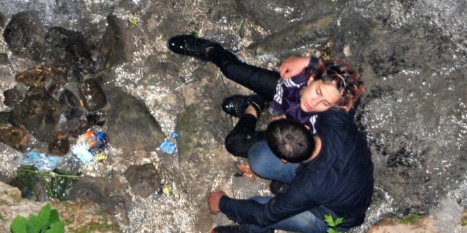 KURTARMA ÇALIŞMASI SIRASINDA İTFAİYE ERİNİN ZOR ANLARI